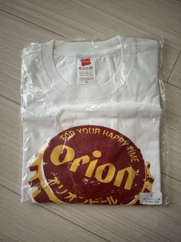오리온 맥주 프린트 티셔츠 L 사이즈