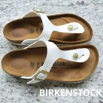 BIRKENSTOCKS GIZEH 기제 화이트 36 23cm