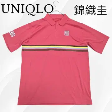 XL 니시코리 케이 UNIQLO 유니클로 드라이 EX 피케 셔츠 핑크
