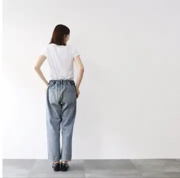 VENT BLANC 뱅블랑 데님 베이커 팬츠 넉넉한 스타일