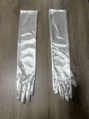웨딩 장갑 새틴 스팽글 장갑 아웨딩
