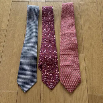 Salvatore Ferragamo 페라가모 실크 넥타이 3개