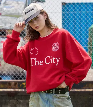 WISH FOREVER The City 트레이닝복 빨간색