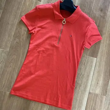 캐나다 구매 TOMMY HILFIGER 반팔 피케 셔츠 S/P 레드