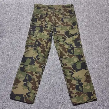 RUCK DAM 카모플라쥬 팬츠 카고 팬츠 빈티지 밀리터리