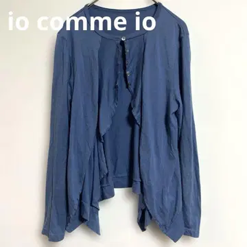 센소유니코 iocommeio 이오콤이오 블루 가디건 변형 얇은 소재 M