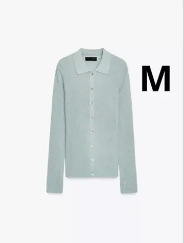 ZARA 자라 메탈릭 실 니트 폴로 스웨터