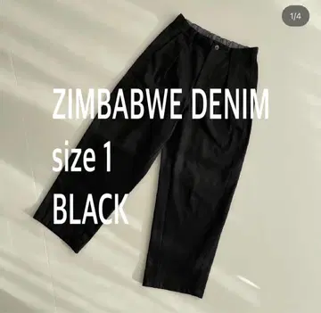 argue ZIMBABWE DENIM 데님 블랙 사이즈1