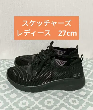BOBS from Skechers 여성용 스니커즈 Black 27cm