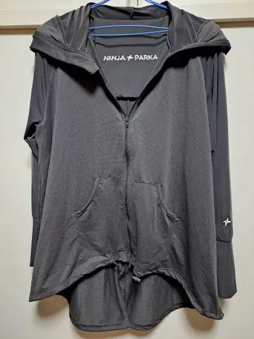 UV 컷 NINJA + PARKA 후드 부착 닌자 후드티