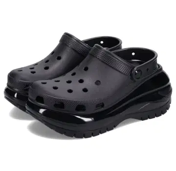 crocs 플랫폼 샌들 블랙
