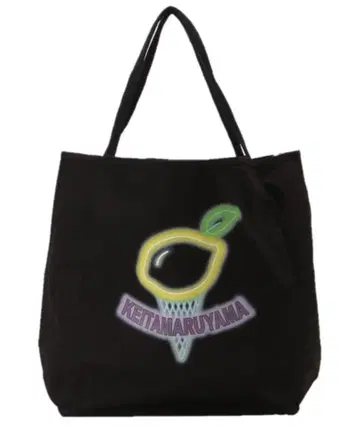 KEITA MARUYAMA 블랙 토트백 NEON LEMON