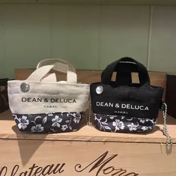 DEAN&DELUCA 에코백 블랙 하와이 로열 하와이안 센터 한정