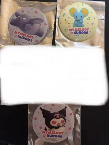 산리오 마이멜로디 & 쿠로미 넷플릭스 캔뱃지