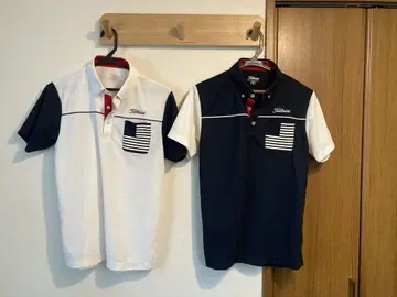 Titleist 골프 피케 셔츠 2매 세트 M