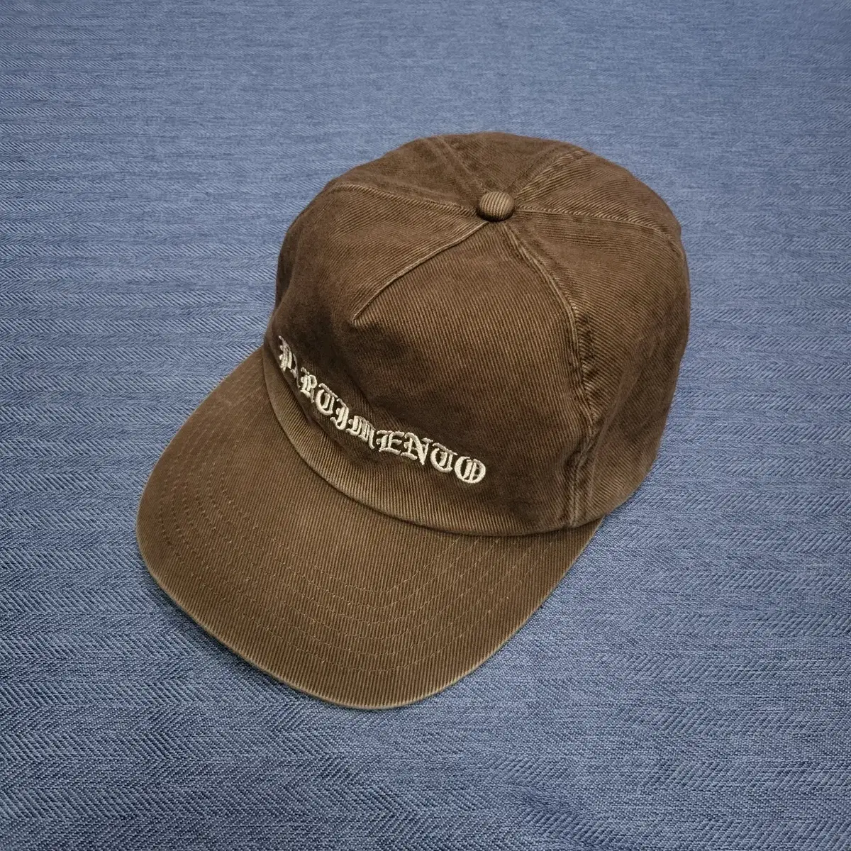 Muscent Signature Small Head Ball Cap Hat - Dying Khaki #무