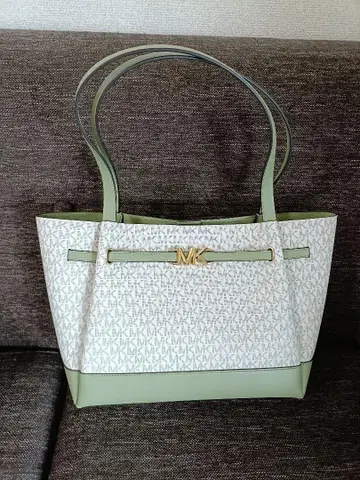 Michael Kors 토트백 화이트/그린