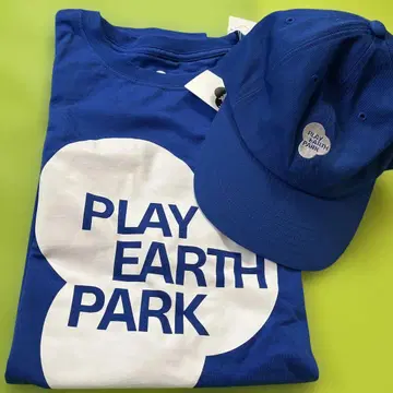 PLAY EARTH PARK 티셔츠와 캡 세트