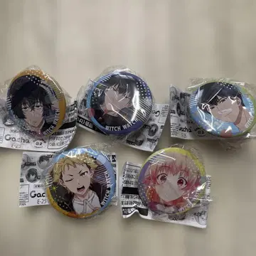 새상품 WITCH WATCH 캐릭터 캔뱃지 5개 세트