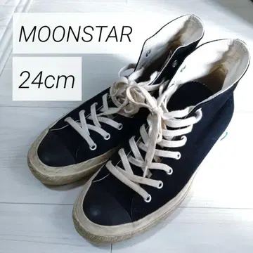 문스타 하이컷 슈즈 스니커즈 24cm