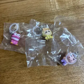 짱구는 못말려(크레용 신짱) 메지루시 참 캡슐 토이 키링 3세트