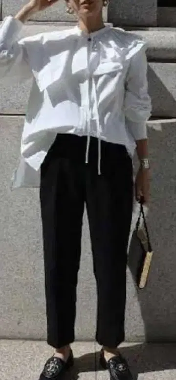 마채트 턱 테이퍼드 롱