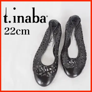 O5040*t.inaba*발레 슈즈*22cm*블랙