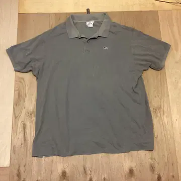 LACOSTE 그레이 피케 셔츠 사이즈 10L 빅 사이즈