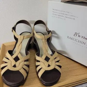 비쓰리 라쿠친 신발 샌들 베이지 L 24.5cm
