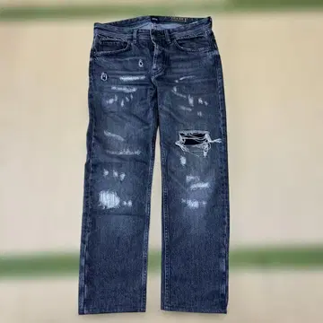 BOSS TABER 테이퍼드 핏 데미지 데님 30