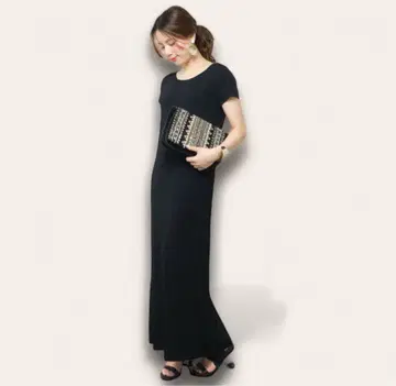 Deuxieme Classe RIB 맥시 원피스 백 슬릿