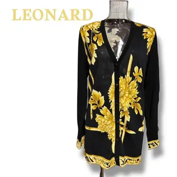 *LEONARD* 꽃무늬 긴팔 가디건 튜닉