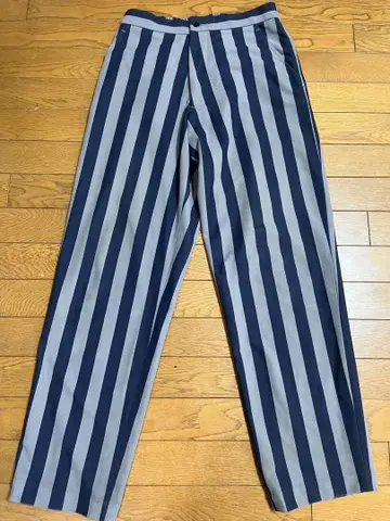 engineered garments 스트라이프 패턴 스웨이드풍 팬츠