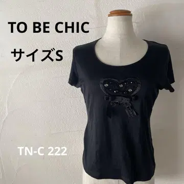 (TN-C222) TO BE CHIC 투 비 시크 티셔츠 블랙 S