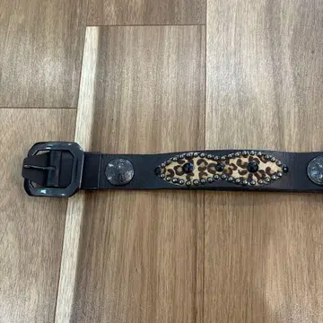 레오파드 무늬 벨트