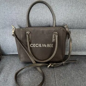 CECIL McBEE 블랙 토트백 way 핸드백