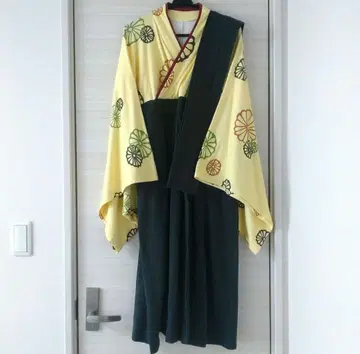 Yuruwa 유루하카마 쇼와 모던 국화 룸웨어