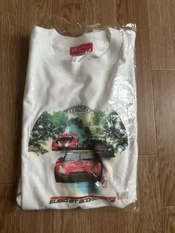 새상품 SUPER GT 사인 포함 티셔츠 화이트