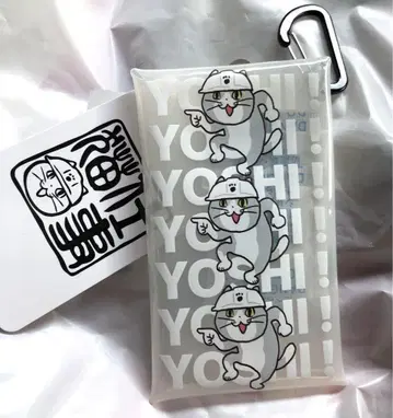 일하는 고양이 키케이스 카라비너 포함 현장 고양이 요시! 새상품