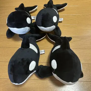 나고야항 수족관 범고래 봉제 인형 4개 세트