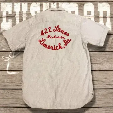 [ Lot.25876 ] 쿠시맨 반팔 워크 셔츠 [ 사이즈 L ]