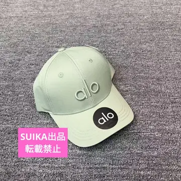 alo 화이트 캡 로고 자수