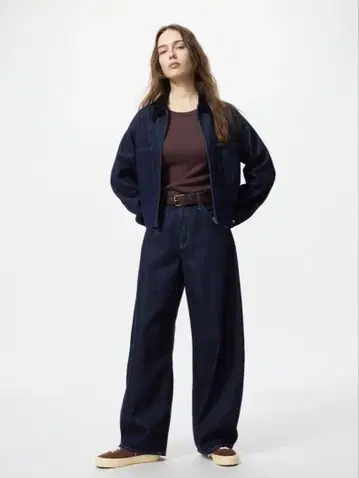 UNIQLO 배기 커브 진