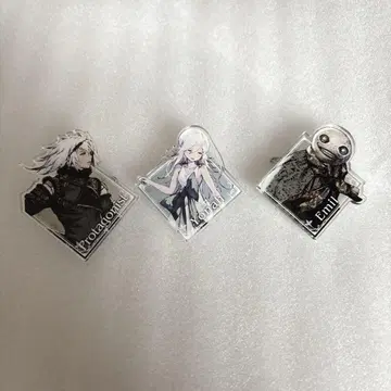 NieR 니어 아크릴 배지 컬렉션 Vol.2 주인공, 요나, 에밀