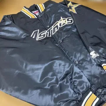 MLB 90년대 새틴 점퍼 휴스턴 애스트로스 스타터 L