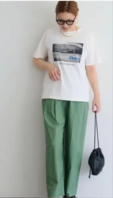 고밀도 코튼 코쿤 팬츠 카키