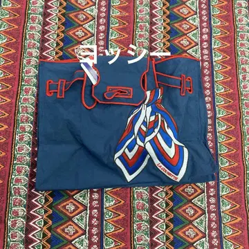 LA COUSETTE 네이비 토트백 빨간색 자수 포함