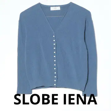 SLOBE IENA 슬로브 이에나 V넥 가디건 블루