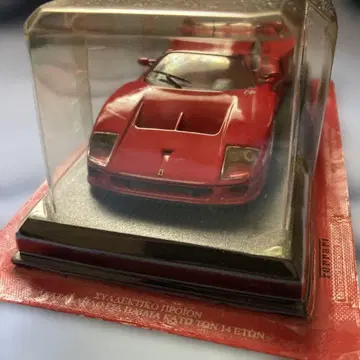 FERRARI F40 RACING 미니카 빨간색 1/43 미니카