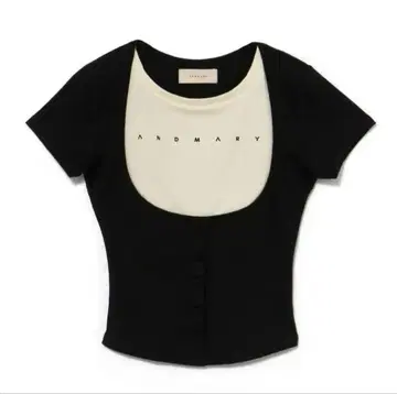 Andmary mary logo tops black